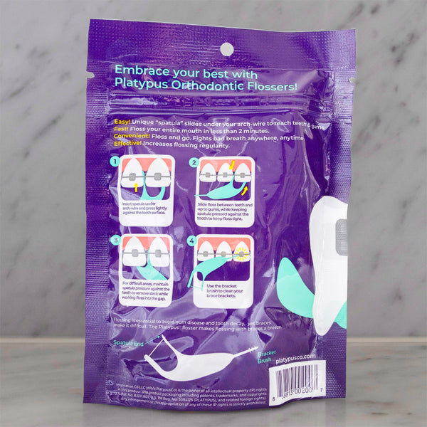 Platypus Orthodontic Flosser (30 flossers)